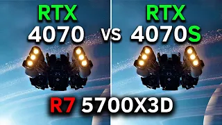 RTX 4070 vs RTX 4070 SUPER | Ryzen 7 5700X3D | Test In 10 Games at 1440p | 2024