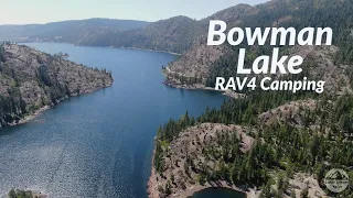 Bowman Lake RAV4 Camping Weekend