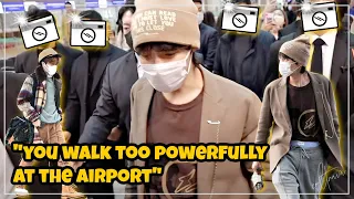 Hobi And His 'Powerful' Airport Walk | BTS j-hope