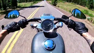 Riding my new 2000 Harley Davidson Sportster 1200 custom