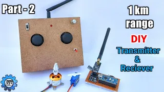 How to make transmitter and receiver at home | for Drone | rc plane | and | rc car | Part- 2