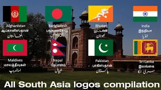 All South Asia countries logos compilation (1 HOUR)