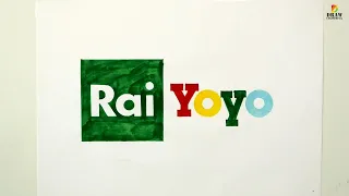 Rai yoyo logo drawing and coloring | Watercolor satisfying art