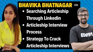 How Bhavika Got Articleship In Grant Thornton Through Linkedin | All About Articleship |Neeraj Arora