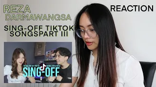 SING-OFF TIKTOK SONGS Part III (Reza Darmawangsa vs Mirriam Eka) | REACTION