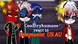 Countryhumans react to Communist US AU