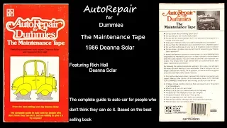 Auto Repair For Dummies:The Maintenance Tape