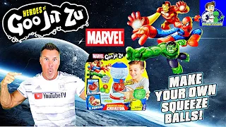 Heroes Of Goo Jit Zu New MARVEL Squeeze Ball Creator kit Orbeez