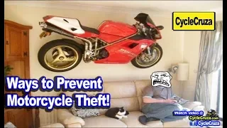 CREATIVE Ways To Prevent Motorcycle THEFT | MotoVlog 🏍️
