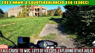 PT5 2023 Hawk-X 250 Last ride of the year? Exploring WDC, k9 cops and other areas.