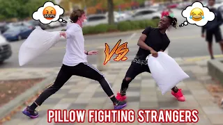 Pillow Fighting Strangers in Public 🤕 Atlanta Mall Edition (i think part 5)