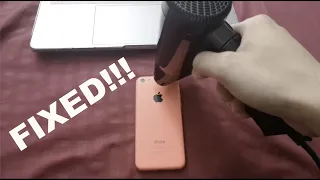 Tutorial #2 iPhone Cannot Turn ON and Stuck in Red Low Battery Logo (Hair Dryer Technique)