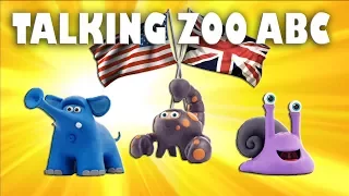 Talking Zoo ABC Teach The Alphabet. learn letters from A to Z Funny Plasticine Alphabet.