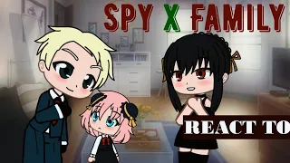 Spy x family reaction | spy x family react to themselves | Anime React | Gacha Life | GC | 4K