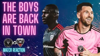 Inter Miami vs DC United LIVE Match Reaction