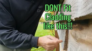 Dont fix Cladding/Siding like this!!! How to Fix cladding properly