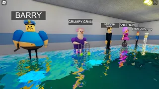 NEW UPDATE! WATER MORPHS in BARRY'S PRISON RUN! (#Roblox) #obby
