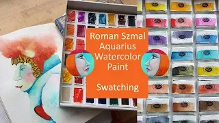Aquarius Watercolor  - Swatching (Spoiler alert: it's fab!!!)