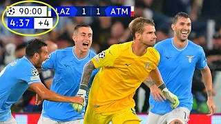 Lazio Goalkeeper Ivan Provedel Last Minute Goal vs Atletico Madrid