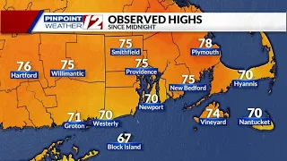 Weather Now:  Record Warmth Today; Cooler Weather Ahead