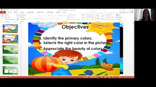 Demonstration about primary colors