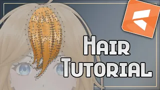 [Live2D Tutorial] How To Mesh Your Hair For Smooth Movement