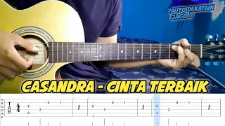 Cassandra - Cinta Terbaik | Fingerstyle Guitar Tab Tutorial | Auto Fyp Tiktok !!