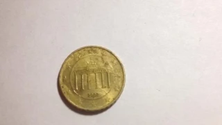 10 Euro Cent Germany. Date 2002