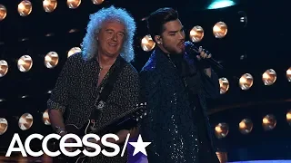 Queen & Adam Lambert Turned The Oscars Into A Full-On Rock Show & The Crowd Loved It | Access