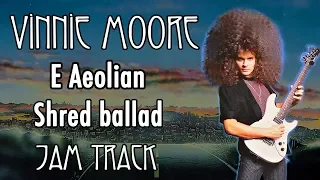 Vinnie Moore E Aeolian Shred Ballad Jam Track