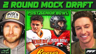 2 Round Post Senior Bowl Mock Draft | NFL Stock Exchange
