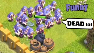 Clash of Clans Funny Moments😂 | OC FUNNY MOMENTS, EPIC FAILS AND TROLL COMPILATION - Part 5 #shorts