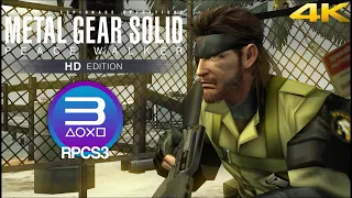 RPCS3 0.0.16-12421 | Metal Gear Solid Peace Walker 4K 60FPS UHD | PS3 Emulator PC Gameplay