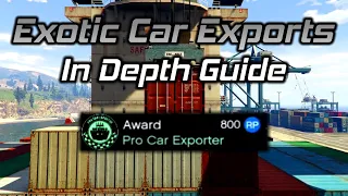 GTA Online Los Santos Tuners: Daily Exotic Exports In Depth Guide (Easy Pro Car Exporter Award)