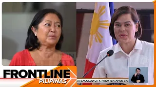 First lady Liza, masama ang loob kay Sara | Frontline Pilipinas