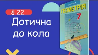 Геометрія 7 клас. Істер. § 22