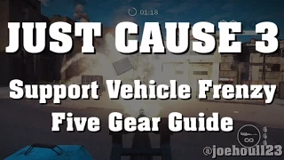 Just Cause 3 - Support Vehicle Frenzy - Five Gear Guide