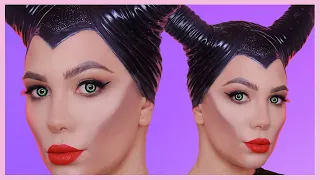 EASY MALEFICENT MAKEUP TUTORIAL | PERFECT FOR HALLOWEEN!