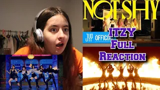 FIRST TIME Reacting To ITZY ('Wannabe', 'Not Shy',  "마.피.아. In the morning")