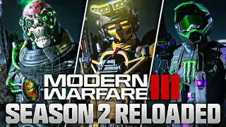 The 23+ NEW Bundles in MW3 Season 2 Reloaded (EARLY GAMEPLAY) - FREE Skins, Monster Energy & Makarov