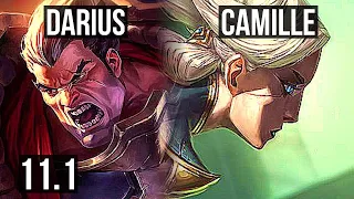 DARIUS vs CAMILLE (TOP) | 10/0/2, Quadra, Legendary, 1.2M mastery, 400+ games | BR Master | v11.1