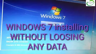How to install Windows 7 without losing any data by bootable pandrive