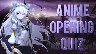 Anime Opening Quiz (Medium - Hard) - 30 Openings