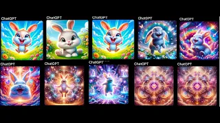AI Happy Bunny Image Creation