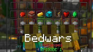 Completing Every Bedwars Challenge! (Episode 1)