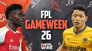 FPL Gameweek 26 Pod | The FPL Wire | Fantasy Premier League Tips 2023/24