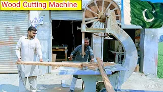 Amazing woodworking Workshop /wood cutting sawmill Machine "3 foot latest wood cutting machine