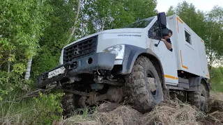 Садко Некст на шинах К-58 от БТР, ЖЕСТЬ!!! GAZ Trackmaster 4x4 on K-58 tires BTR