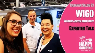 Caravan Salon 2023 - Talk mit WIGO - wie konfiguriere ich eine WIGO? | Happy Camping