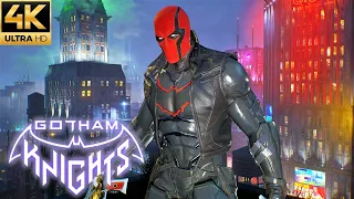 Gotham Knights - Red Hood Knighthood Suit Free Roam Gameplay (4K)